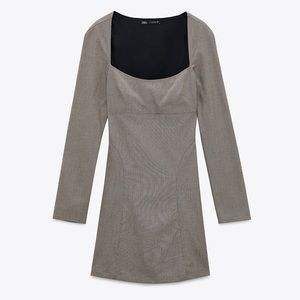 Brand New Zara Plaid Dress